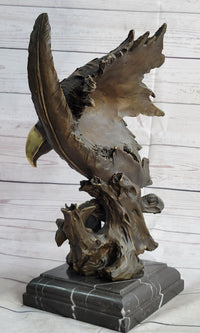 Abstract Eagle Bust w/ Talon and Feather Bronze 15" x 11"