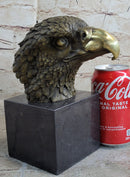 American Bald Eagle Bronze Marble Sculpture Art Deco