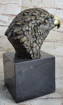 American Bald Eagle Bronze Marble Sculpture Art Deco