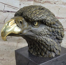 American Bald Eagle Bronze Marble Sculpture Art Deco