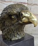 American Bald Eagle Bronze Marble Sculpture Art Deco