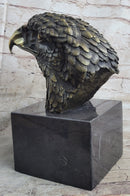 Signed Large Eagle Bird Marble Base