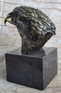 Signed Large Eagle Bird Marble Base