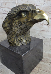 Signed Large Eagle Bird Marble Base