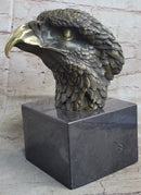 Signed Large Eagle Bird Marble Base