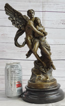 Eros & Psyche Romantic Lovers Bronze Sculpture 13" x 6"