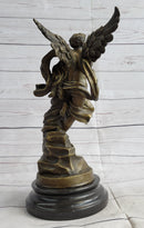 Eros & Psyche Romantic Lovers Bronze Sculpture 13" x 6"