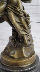 Eros & Psyche Romantic Lovers Bronze Sculpture 13" x 6"