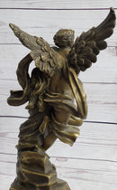 Eros & Psyche Romantic Lovers Bronze Sculpture 13" x 6"