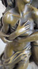 Signed Jean Debut Eros and Psyche Bronze Sculpture