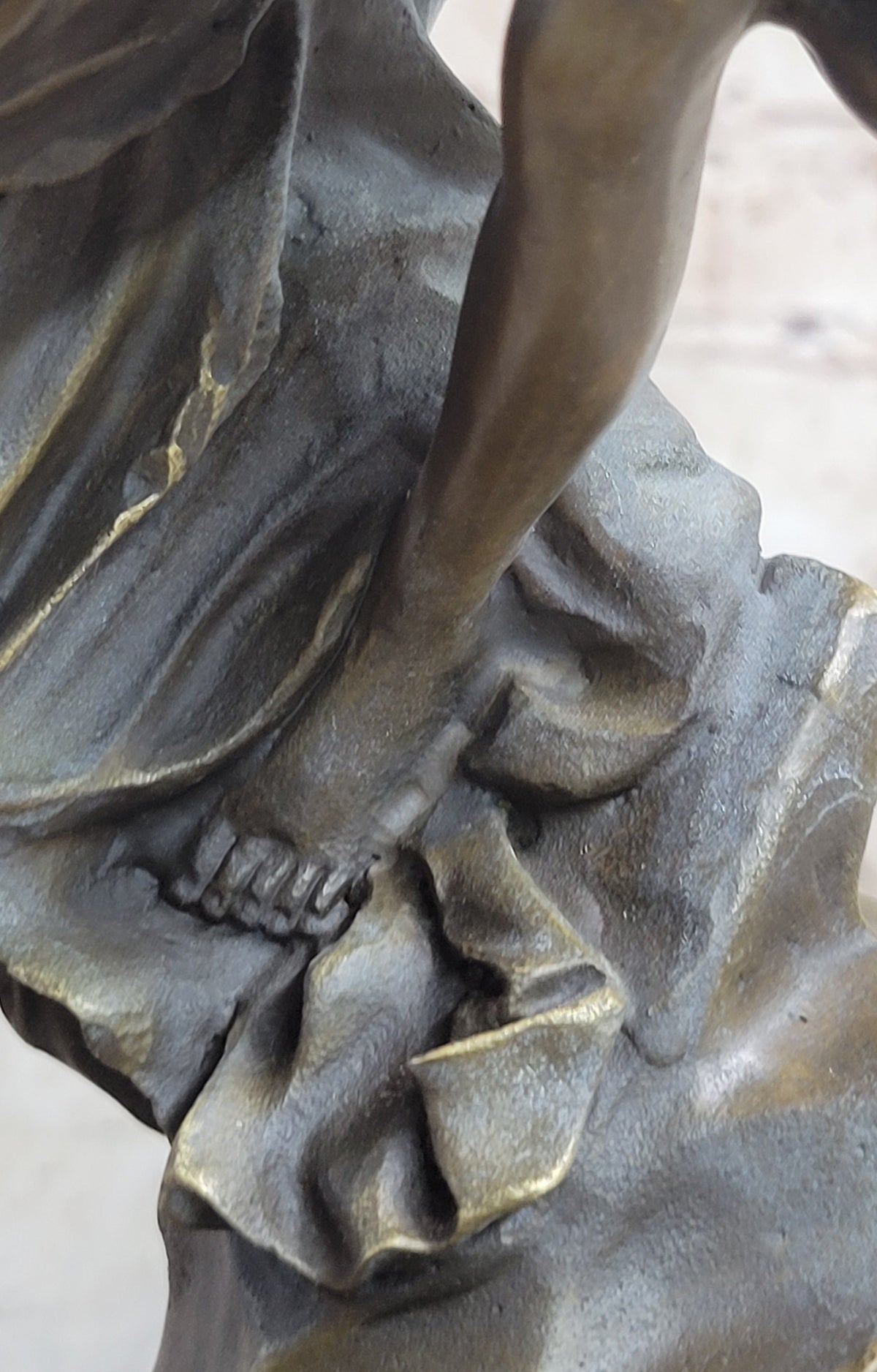 Signed Jean Debut Eros and Psyche Bronze Sculpture
