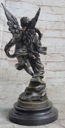 Signed Jean Debut Eros and Psyche Bronze Sculpture