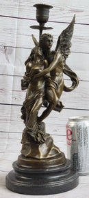 Bronze Sculpture Angel 'Psyche and Eros' Cupid