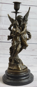 Bronze Sculpture Angel 'Psyche and Eros' Cupid