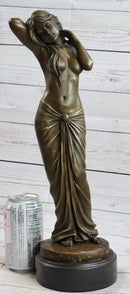 Sensual Sexy Female Figure Bronze Sculpture Art by Aldo Vitaleh