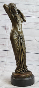 Sensual Sexy Female Figure Bronze Sculpture Art by Aldo Vitaleh