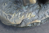 Milo Beautiful nude Mother with Children Bronze Sculpture Marble