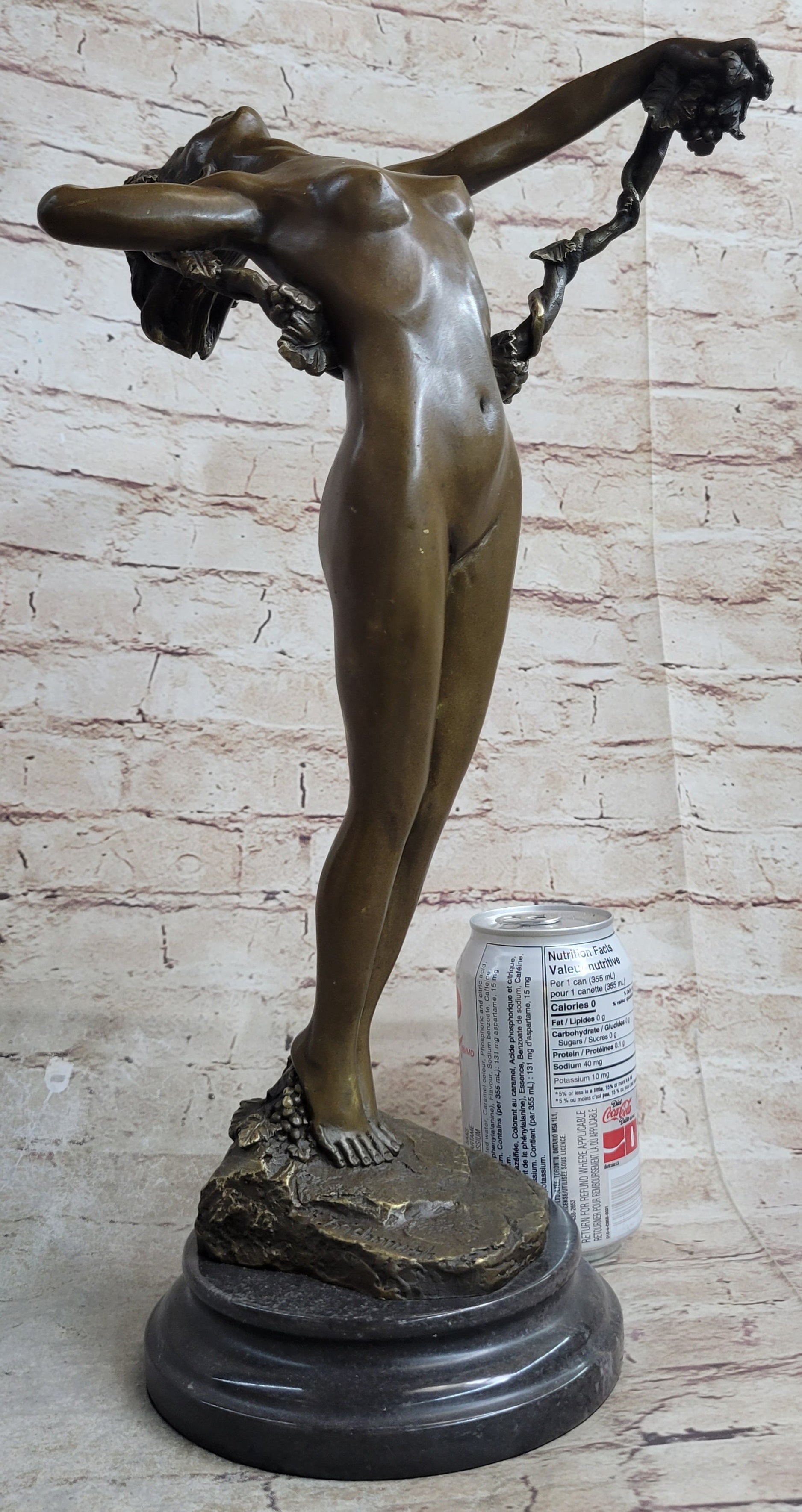 Harriet Frishmuth Nude Beauty Stretching Bronze Sculpture Art Nouveau Decor Art