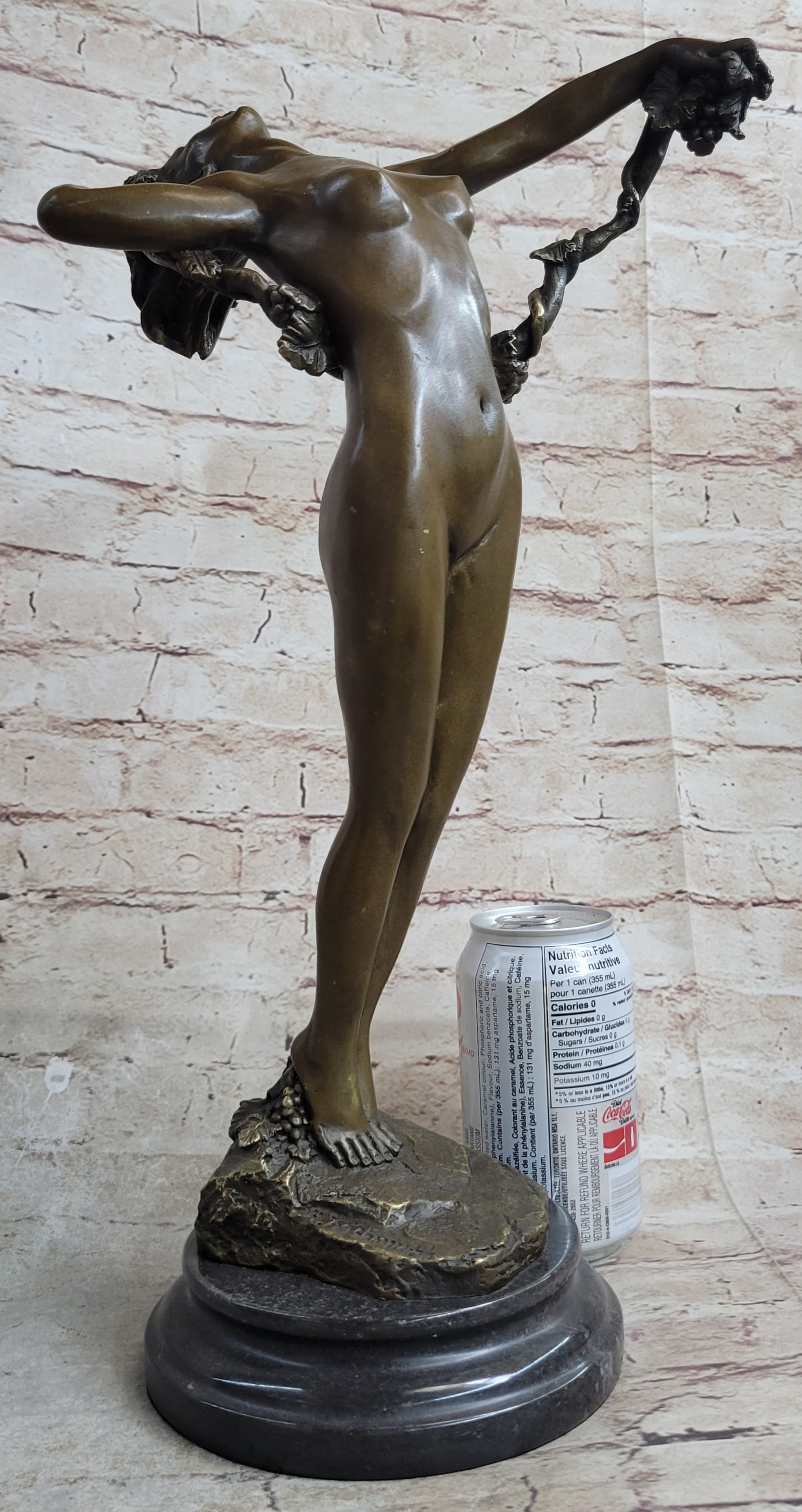 Harriet Frishmuth Nude Beauty Stretching Bronze Sculpture Art Nouveau Decor Art