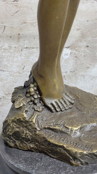 Harriet Frishmuth Nude Beauty Stretching Bronze Sculpture Art Nouveau Decor Art