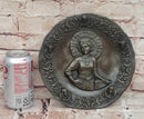 Young Queen Elizabeth II Bas Relief Bronze Sculpture