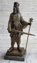 King Cyrus The Great Achaemenid Ruler Bronze Sculpture 17" x 8"