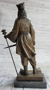 King Cyrus The Great Achaemenid Ruler Bronze Sculpture 17" x 8"