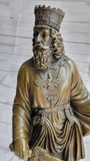 King Cyrus The Great Achaemenid Ruler Bronze Sculpture 17" x 8"