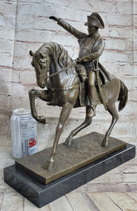 Napoleon Crossing the Alps Bronze Replica 14" x 15"