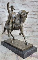 Napoleon Crossing the Alps Bronze Replica 14" x 15"