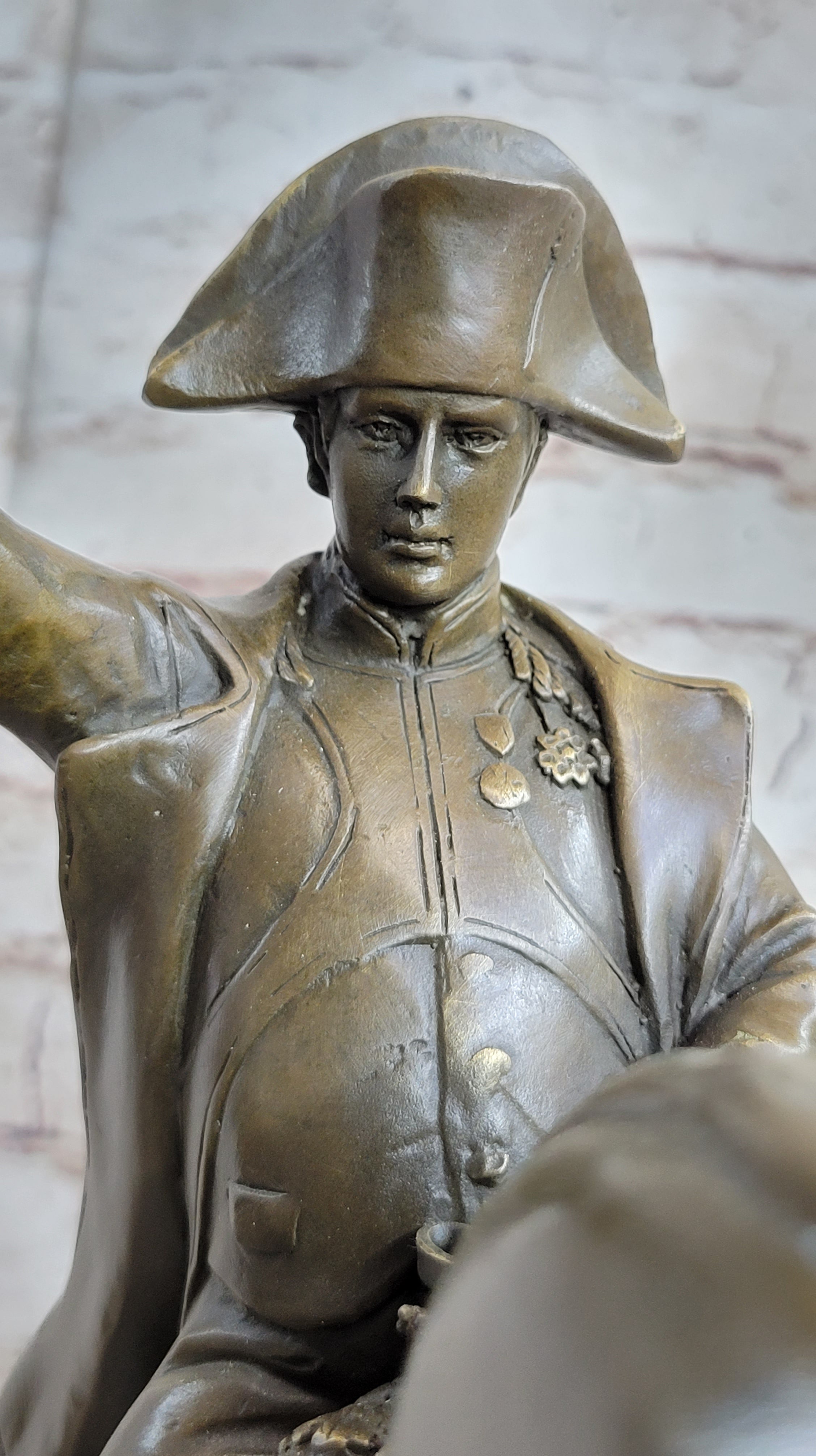 Napoleon Crossing the Alps Bronze Replica 14" x 15"