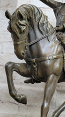 Napoleon Crossing the Alps Bronze Replica 14" x 15"
