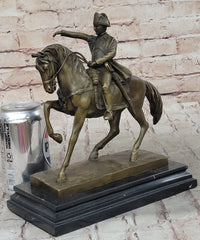Napoleon Bonaparte Crossing the Alps Bronze Sculpture Replica