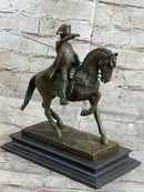 Signed Aldo Vitaleh Napoleon French Emperor Bronze Sculpture