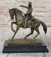 Napoleon Bonaparte Crossing the Alps Bronze Sculpture Replica