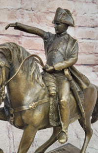 Napoleon Bonaparte Crossing the Alps Bronze Sculpture Replica