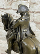 Signed Aldo Vitaleh Napoleon French Emperor Bronze Sculpture