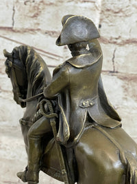 Signed Aldo Vitaleh Napoleon French Emperor Bronze Sculpture