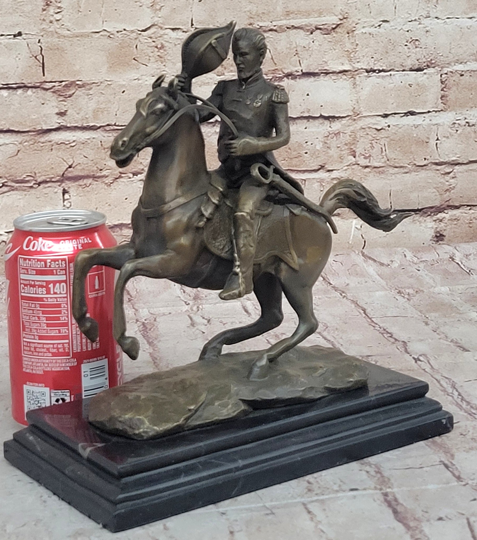 Henry Warner Slocum Union General on Horseback - Bronze Sculpture