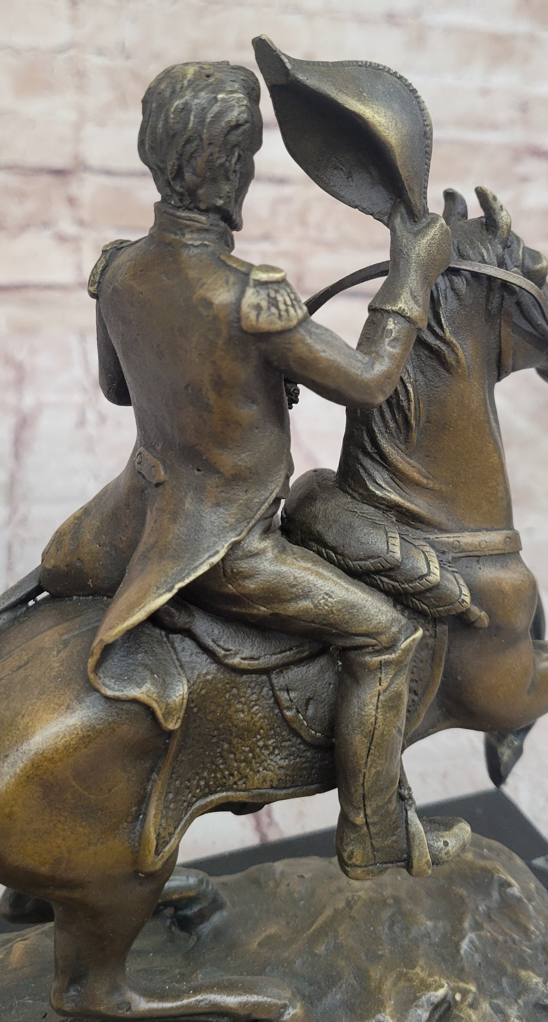 Henry Warner Slocum Union General on Horseback - Bronze Sculpture