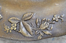 Signed Art Nouveau Reza Shah Pahlavi Bas Relief Bronze Sculpture