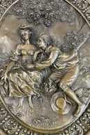 Young Lovers Romantic Wall Art Plaque Bas Relief 18" x 14"