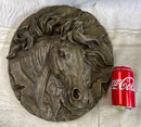 Horse Head Portrait Bronze Sculpture Plaque 16" x 16"