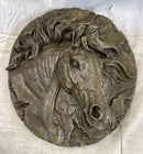 Horse Head Portrait Bronze Sculpture Plaque 16" x 16"
