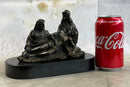 La Pieta Jesus Christ Paul & Mary Bronze 6" x 8" Sculpture