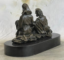 La Pieta Jesus Christ Paul & Mary Bronze 6" x 8" Sculpture