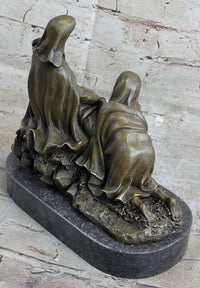 The Lamentation of Christ Jesus With Virgin Mary & Saint Mary Magdalene Bronze