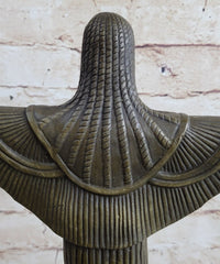 Milo Egyptian Princess Bronze Marble Sculpture Art Deco