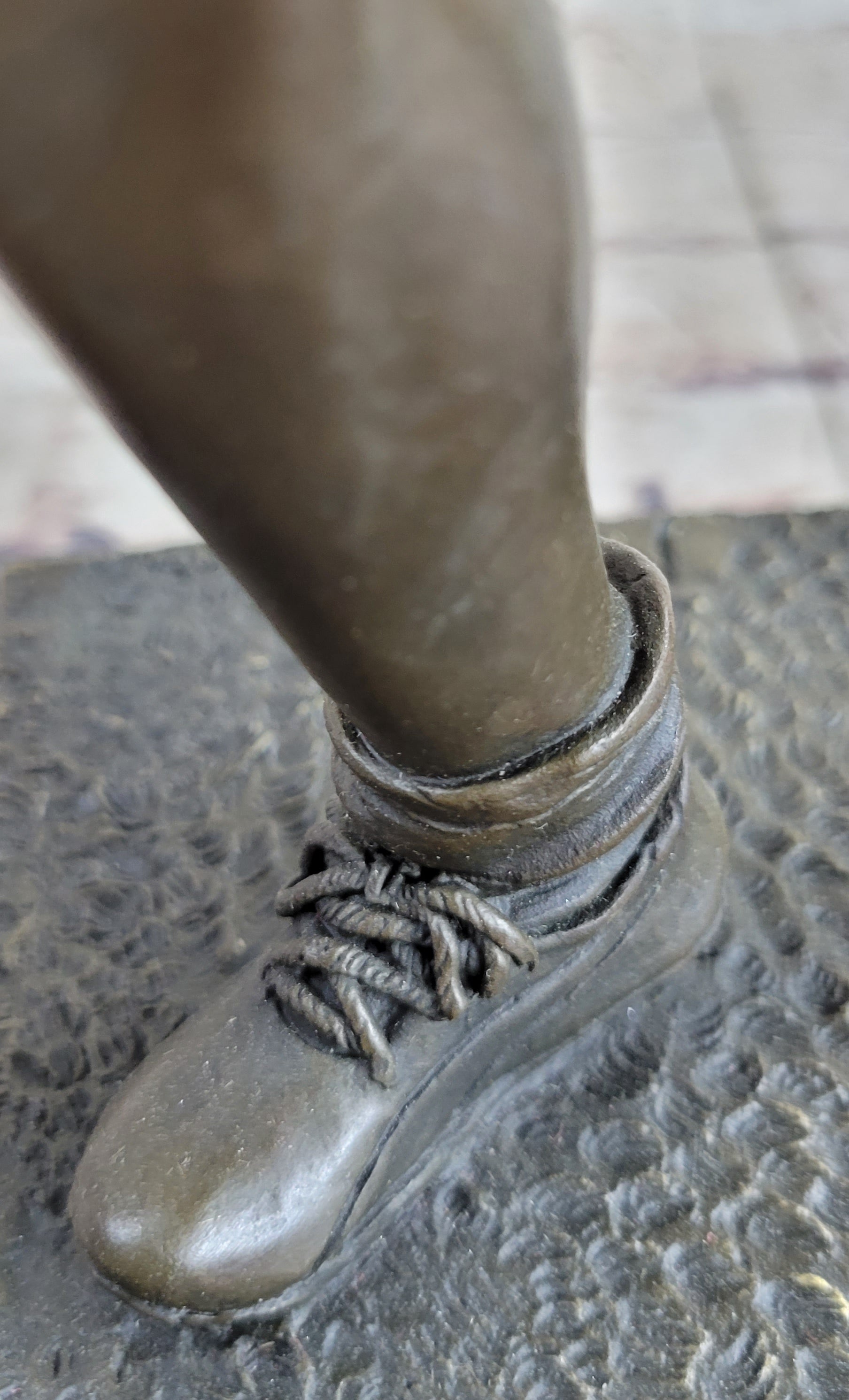 Rugby Football Player Bronze Sculpture Trophy 15" x 8"