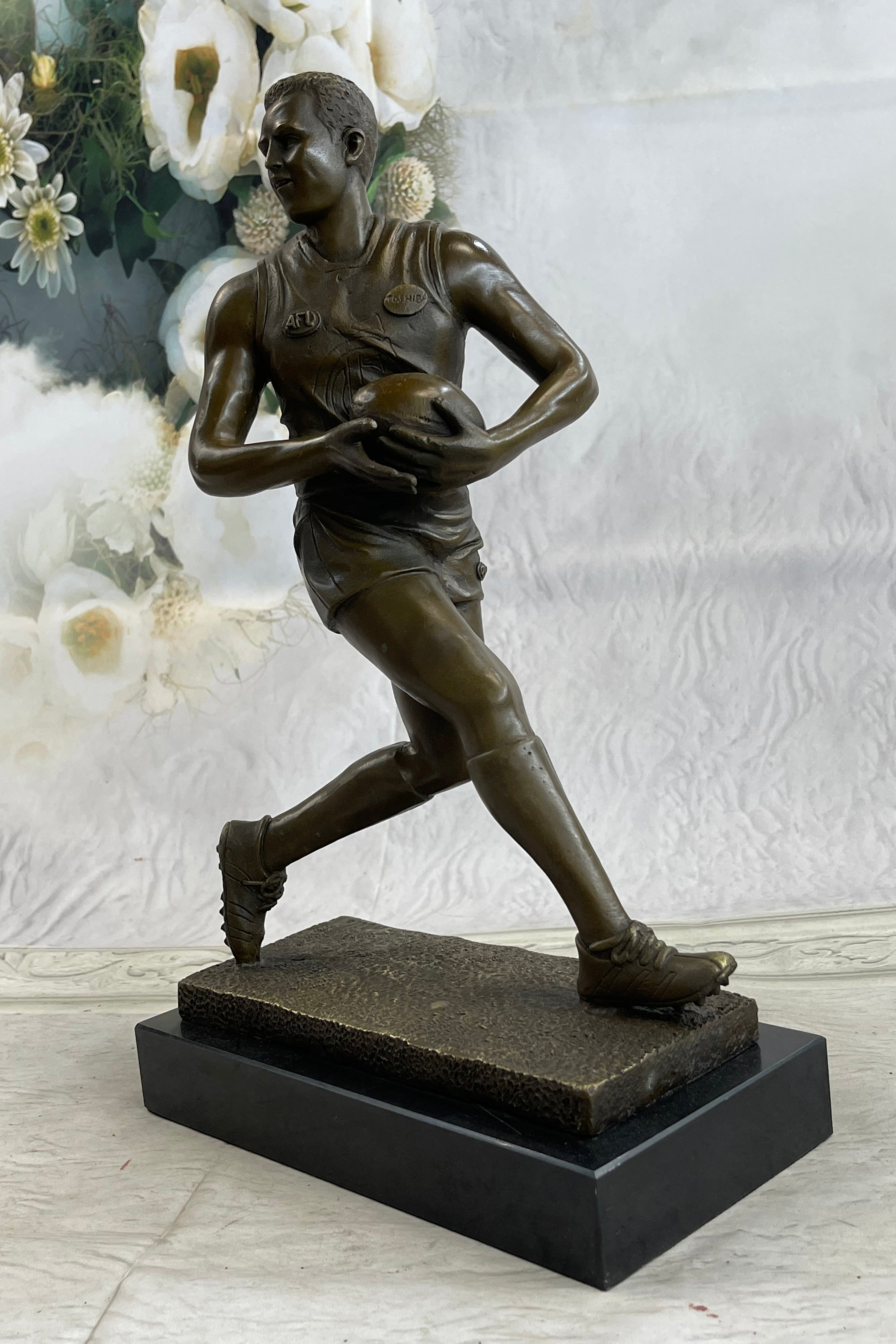 Genuine Bronze Rugby World Cup Australian Player Sculpture